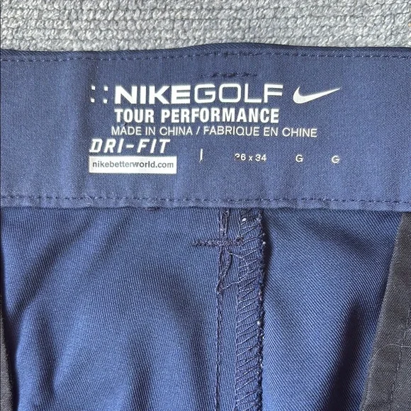 Nike Golf Blue Dri-Fit Pants - Picture 2 of 3